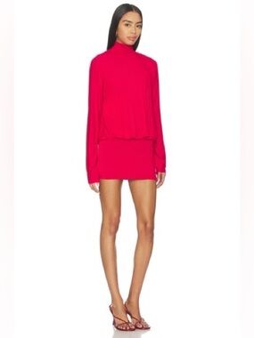 Superdown Braulia Mini Dress in Red